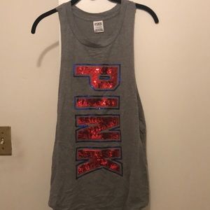 VS pink USA TANK